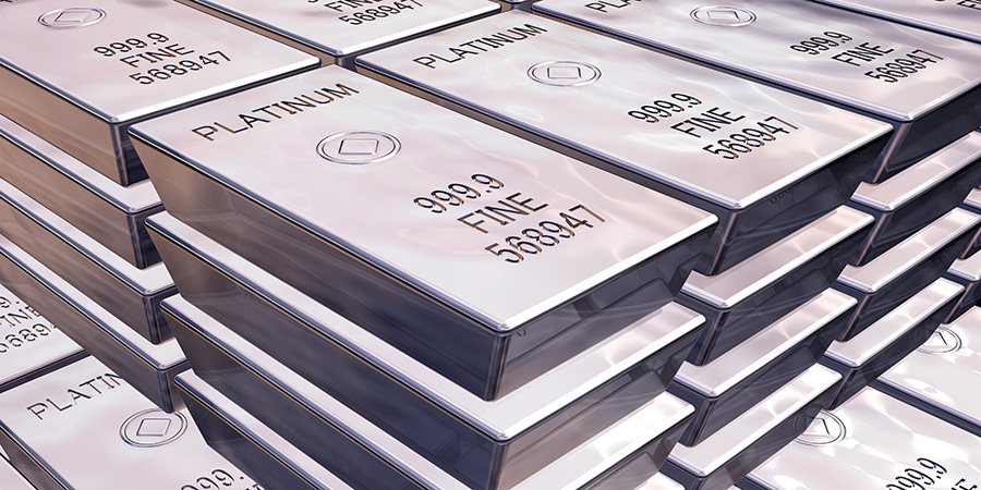 Platinum investment bars