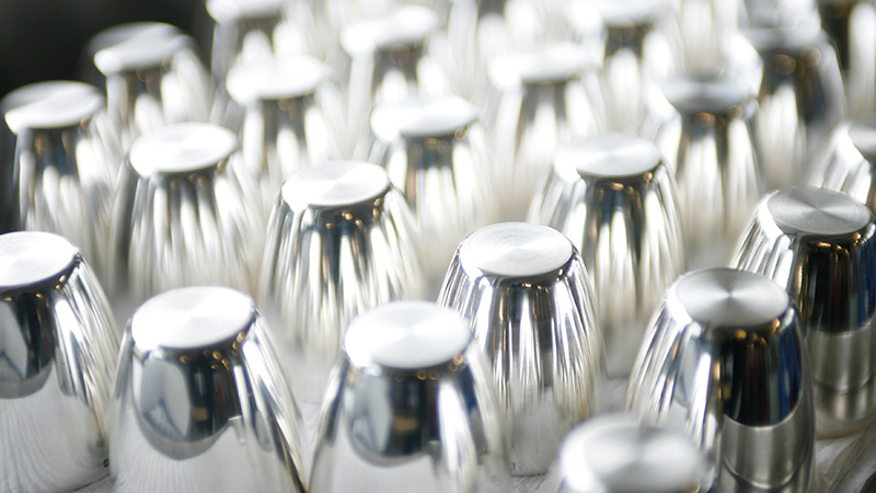 Platinum crucibles. Picture credit: Johnson Matthey