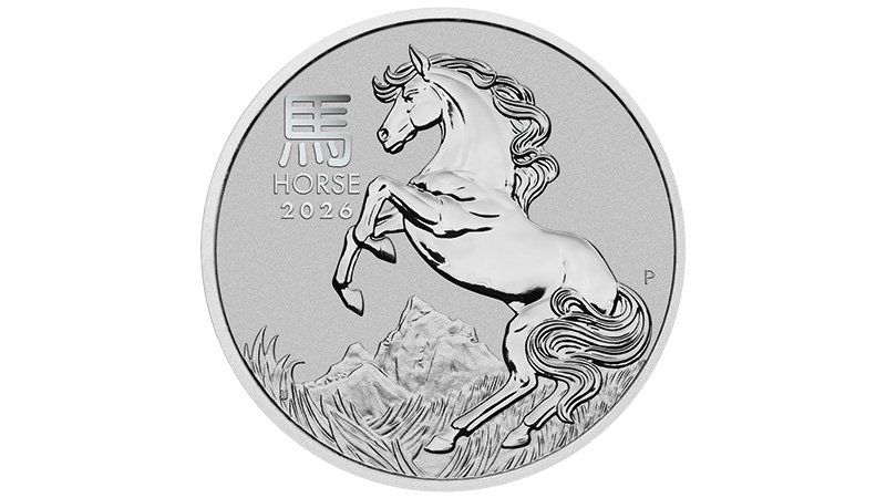 2026 Australian Lunar 1/10 oz platinum bullion coin, reverse design. Picture credit: The Perth Mint