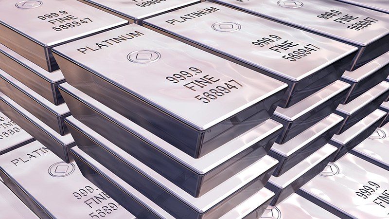 Platinum investment bars