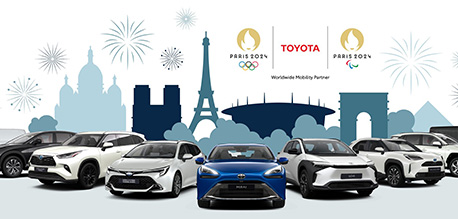 Toyota will be deploying 500 of its Mirai passenger FCEVs at Paris 2024. Picture credit: Toyota